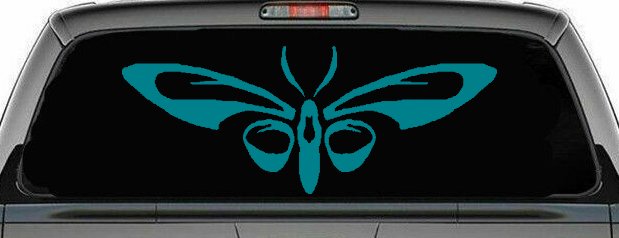 Tribal Butterfly Butterflies Car or Truck Window Decal Sticker