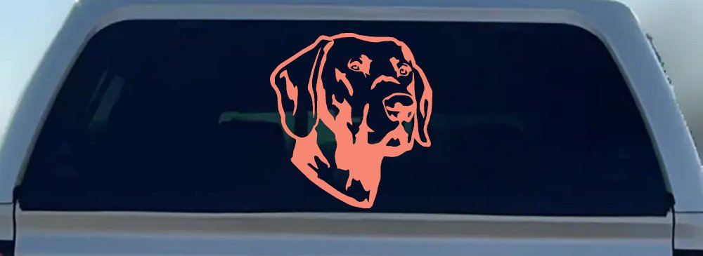 Labrador Retriever Dog Car or Truck Window Decal Sticker