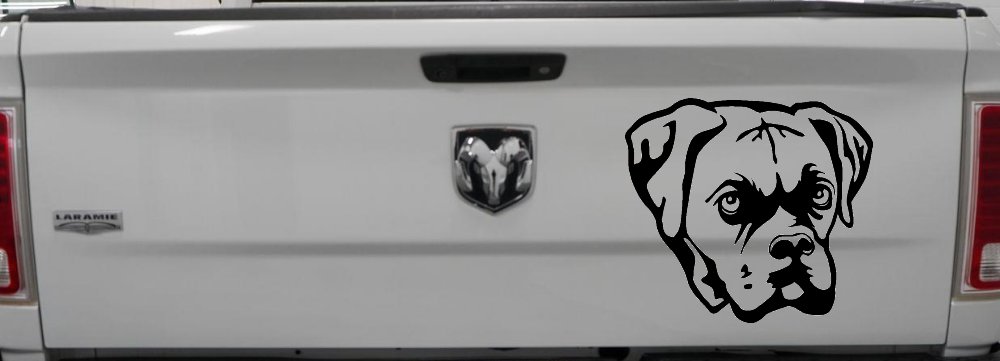 Boxer Bulldog Dog Car or Truck Window Decal Sticker