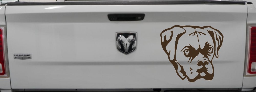 Boxer Bulldog Dog Car or Truck Window Decal Sticker