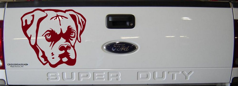Boxer Bulldog Dog Car or Truck Window Decal Sticker