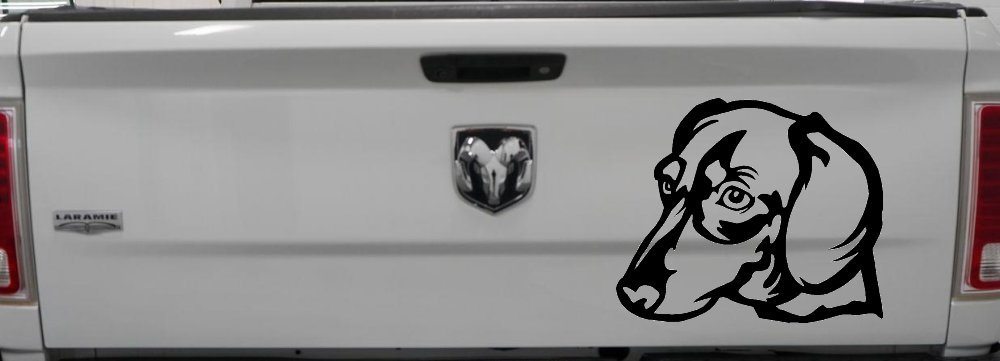 Dotson Dog Car or Truck Window Decal Sticker (Black)