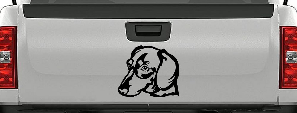 Dotson Dog Car or Truck Window Decal Sticker (Black)