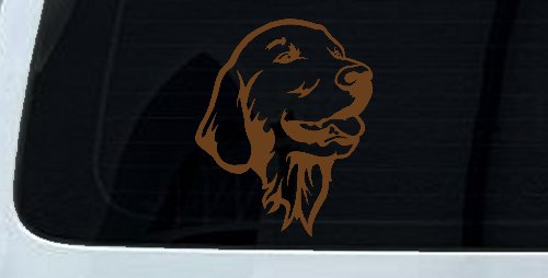 Golden Retriever Dog Car or Truck Window Decal Sticker