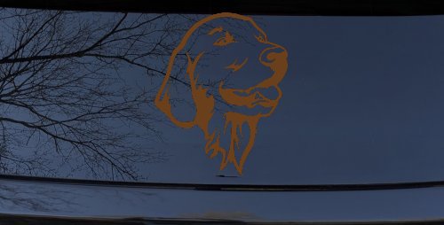 Golden Retriever Dog Car or Truck Window Decal Sticker