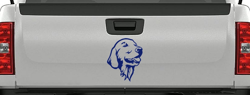 Golden Retriever Dog Car or Truck Window Decal Sticker