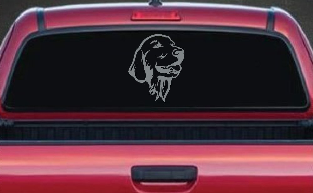 Golden Retriever Dog Car or Truck Window Decal Sticker