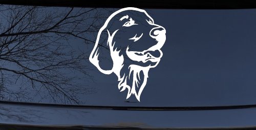 Golden Retriever Dog Car or Truck Window Decal Sticker