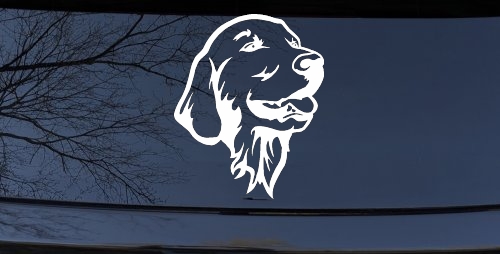 Golden Retriever Dog Car or Truck Window Decal Sticker