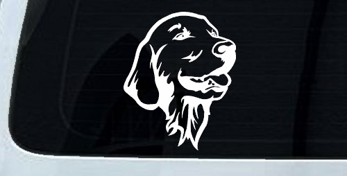 Golden Retriever Dog Car or Truck Window Decal Sticker