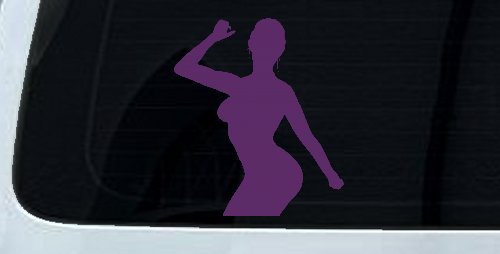 Woman Girl Dancer Car or Truck Window Decal Sticker