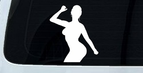 Woman Girl Dancer Car or Truck Window Decal Sticker