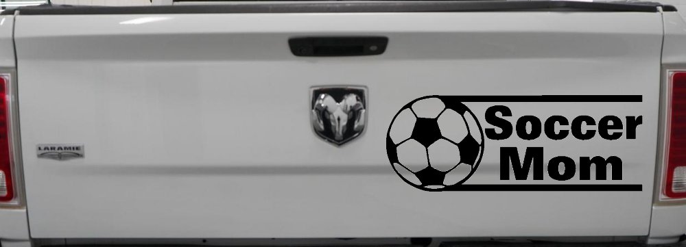 Soccer Mom Sports Car or Truck Window Decal Sticker