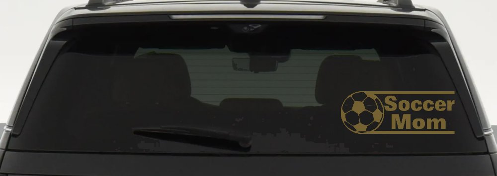 Soccer Mom Sports Car or Truck Window Decal Sticker