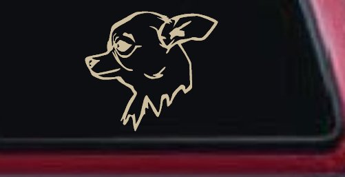 Chihuahua Dog Car or Truck Window Decal Sticker