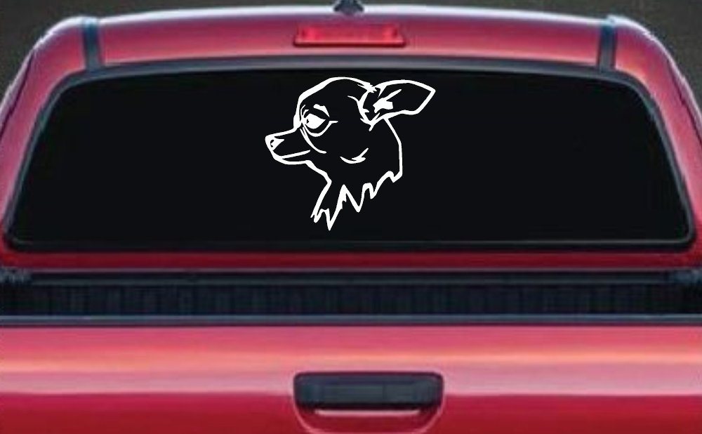 Chihuahua Dog Car or Truck Window Decal Sticker