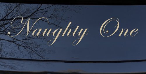 Naughty One Car or Truck Window Decal Sticker