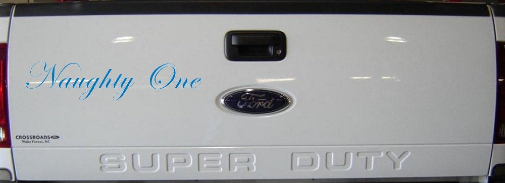 Naughty One Car or Truck Window Decal Sticker