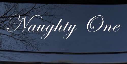 Naughty One Car or Truck Window Decal Sticker