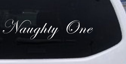 Naughty One Car or Truck Window Decal Sticker