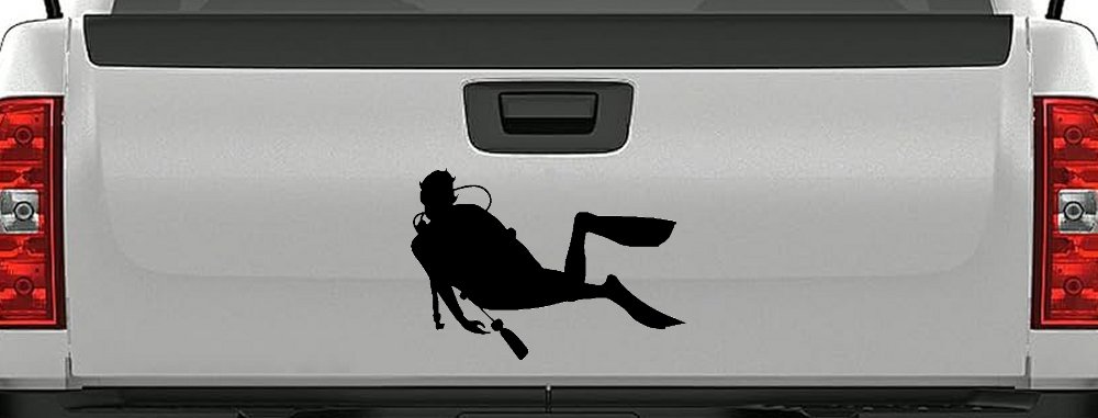 Diver Sports Car or Truck Window Decal Sticker