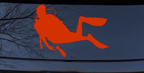 Diver Sports Car or Truck Window Decal Sticker