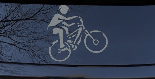 Mountain Bike Sports Car or Truck Window Decal Sticker