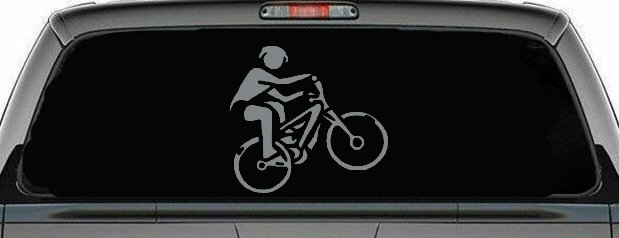 Mountain Bike Sports Car or Truck Window Decal Sticker