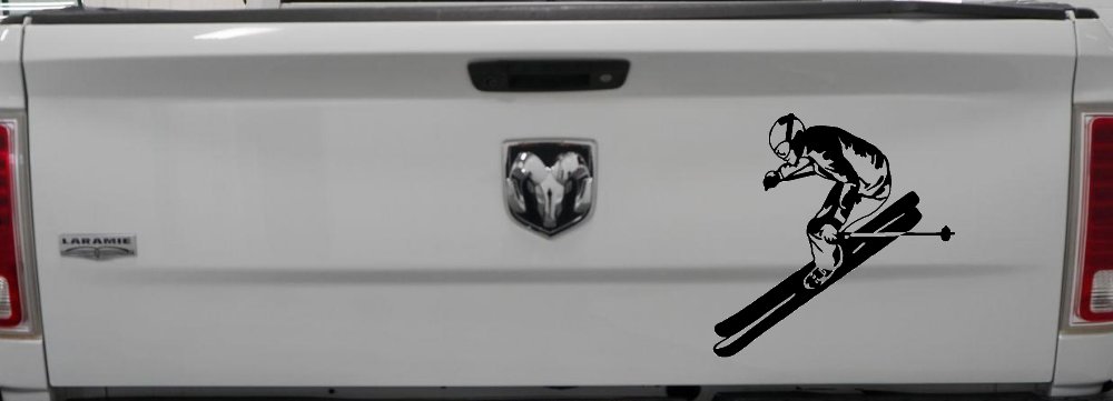 Skier Sports Car or Truck Window Decal Sticker