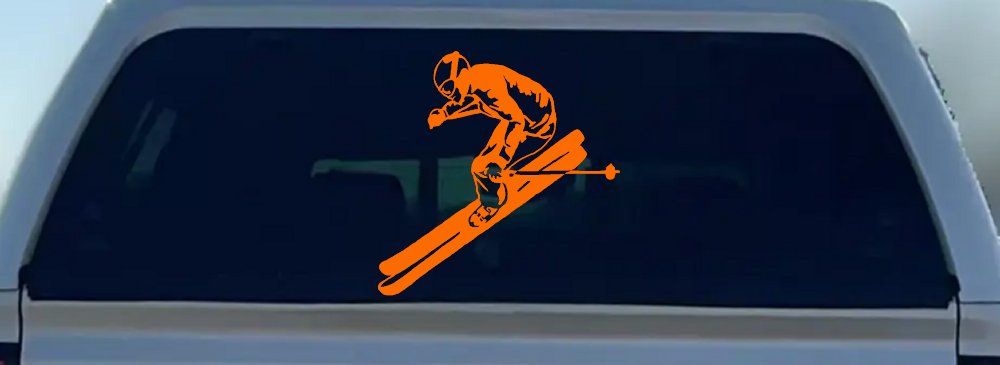 Skier Sports Car or Truck Window Decal Sticker