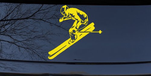 Skier Sports Car or Truck Window Decal Sticker
