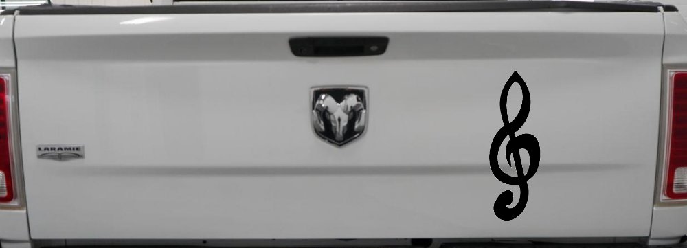 Music Note Car or Truck Window Decal Sticker