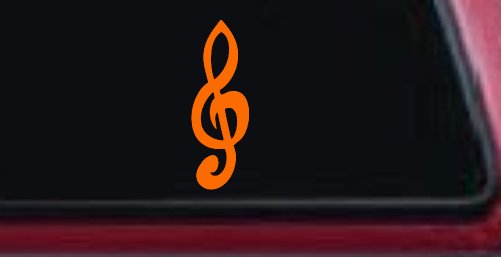 Music Note Car or Truck Window Decal Sticker
