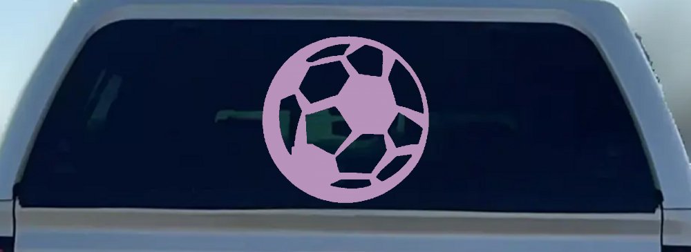 Soccer Ball Sports Car or Truck Window Decal Sticker