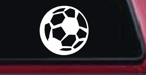 Soccer Ball Sports Car or Truck Window Decal Sticker
