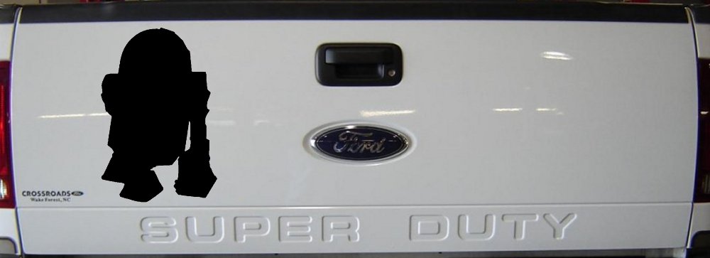 R2D2 Car or Truck Window Decal Sticker