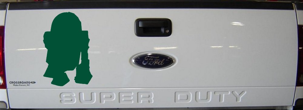 R2D2 Car or Truck Window Decal Sticker