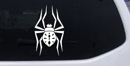 Spider Animals Car or Truck Window Decal Sticker (White)