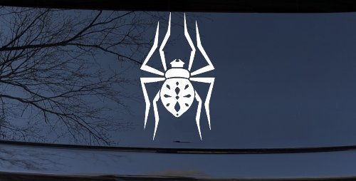 Spider Animals Car or Truck Window Decal Sticker (White)