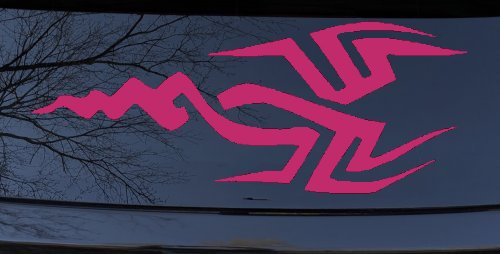Tribal Car or Truck Window Decal Sticker (Hot Pink)