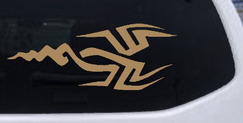 Tribal Car or Truck Window Decal Sticker (Light Brown)