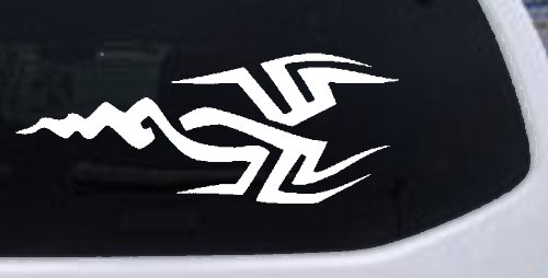 Tribal Car or Truck Window Decal Sticker (White)