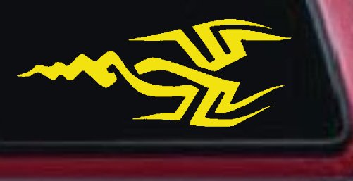 Tribal Car or Truck Window Decal Sticker (Yellow)
