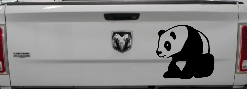 Panda Bear Car or Truck Window Decal Sticker