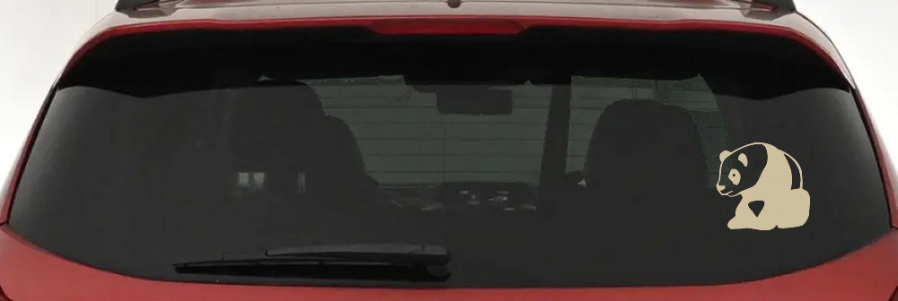 Panda Bear Car or Truck Window Decal Sticker