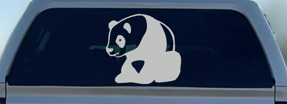 Panda Bear Car or Truck Window Decal Sticker