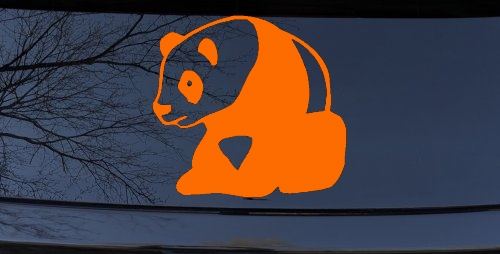 Panda Bear Car or Truck Window Decal Sticker