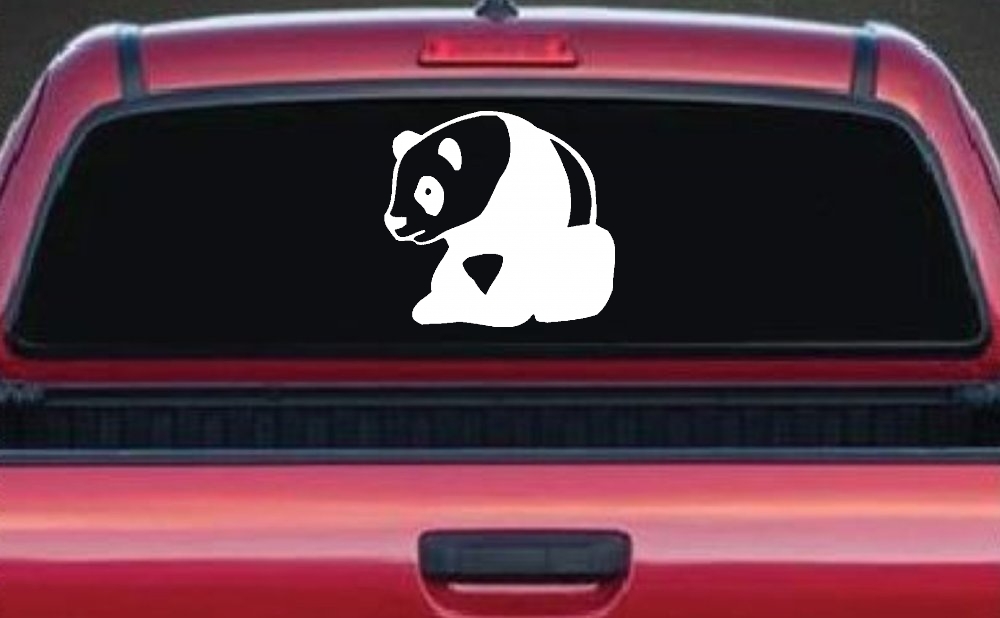 Panda Bear Car or Truck Window Decal Sticker