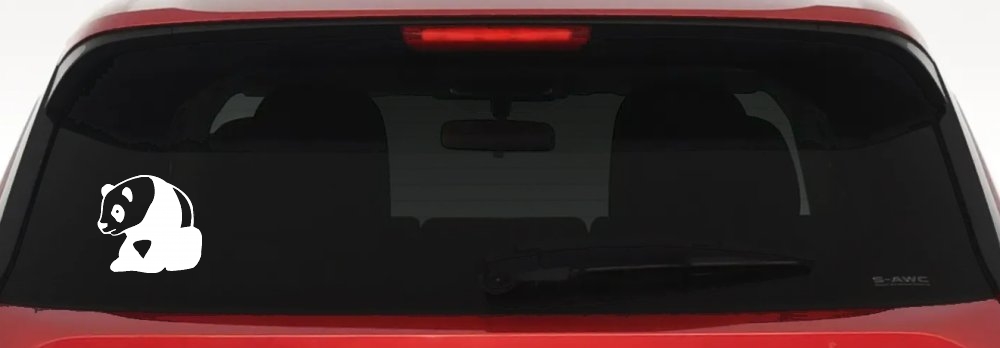 Panda Bear Car or Truck Window Decal Sticker