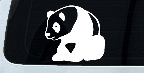 Panda Bear Car or Truck Window Decal Sticker